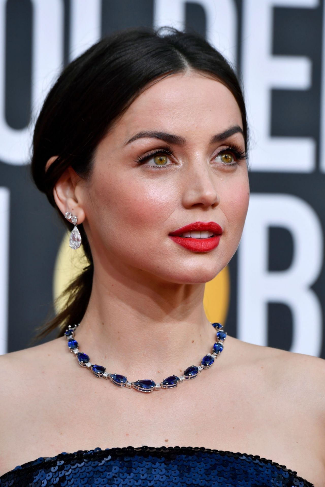 Ana De Armas at 77th Annual Golden Globe Awards Red Carpet in Beverly Hills16